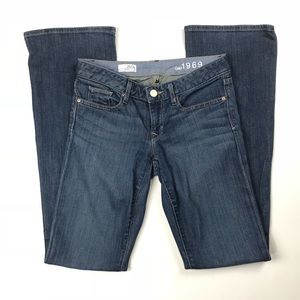 Gap 1969 Curvy Bootcut Medium Wash 26/2 Long